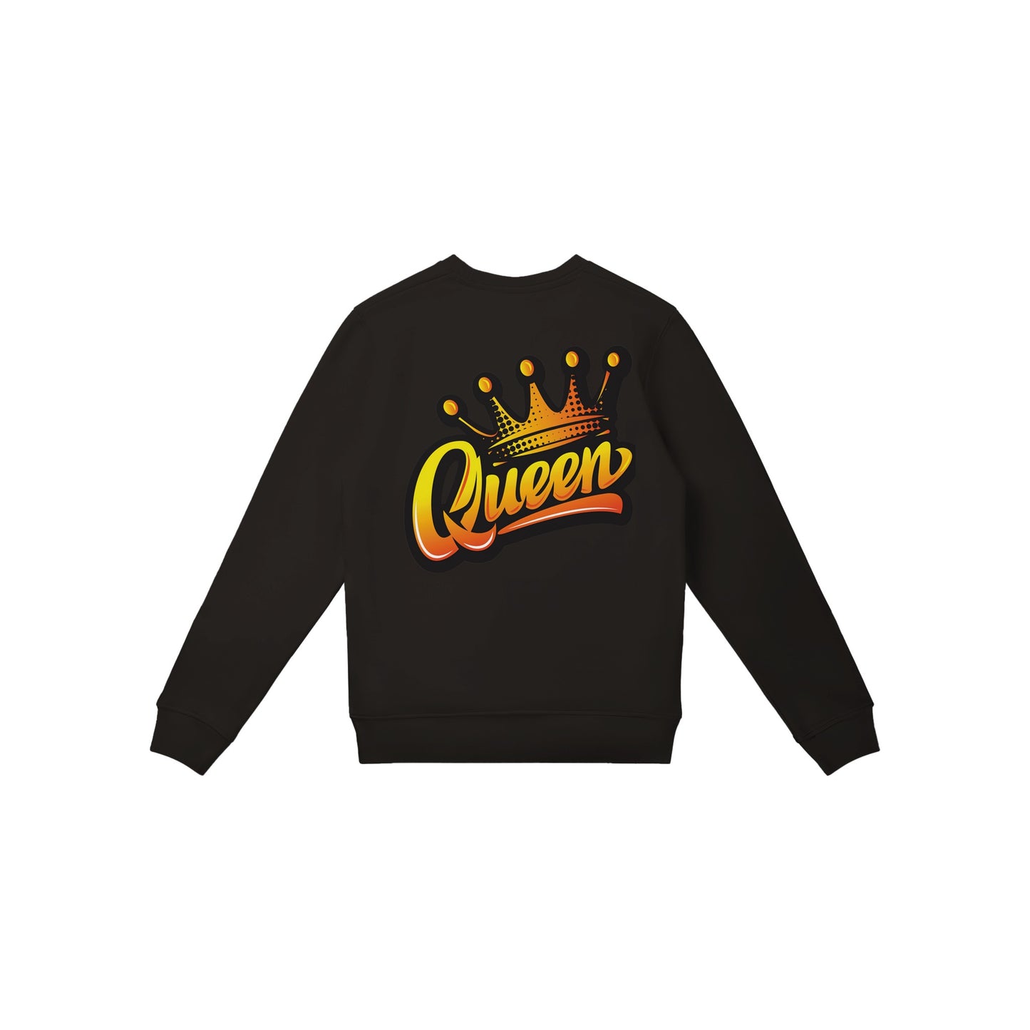 "King & Queen Edition" Bio Unisex-Pullover mit Rundhalsausschnitt