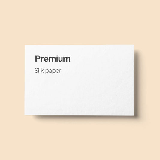 Business cards premium paper (semi-gloss)